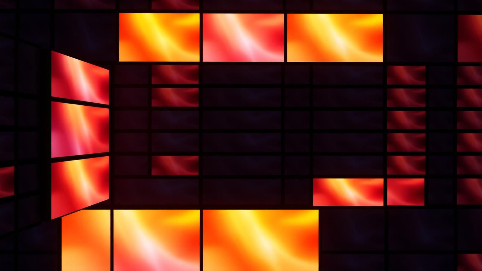 Video wall of live IPTV channels streaming sports, movies and news